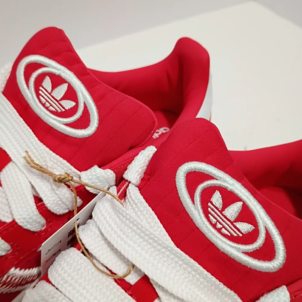 Adidas Campus 00s Red Halo Blush Premium Suede Sneakers - Picture 9 of 14